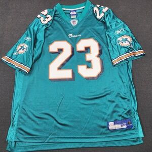 VTG Miami Dolphins Ronnie Brown #23 Reebok Players Jersey Men XXL Football